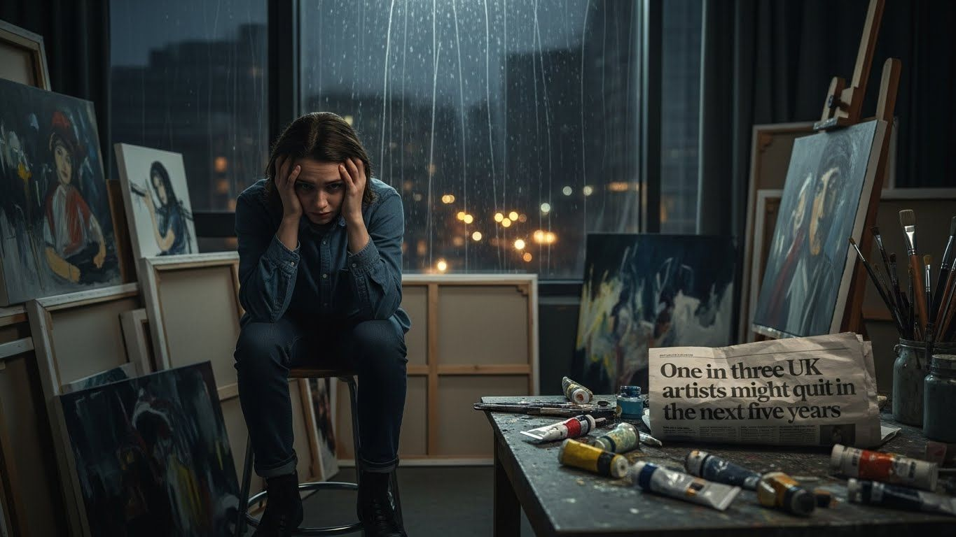 1 in 3 UK artists might quit in the next five years