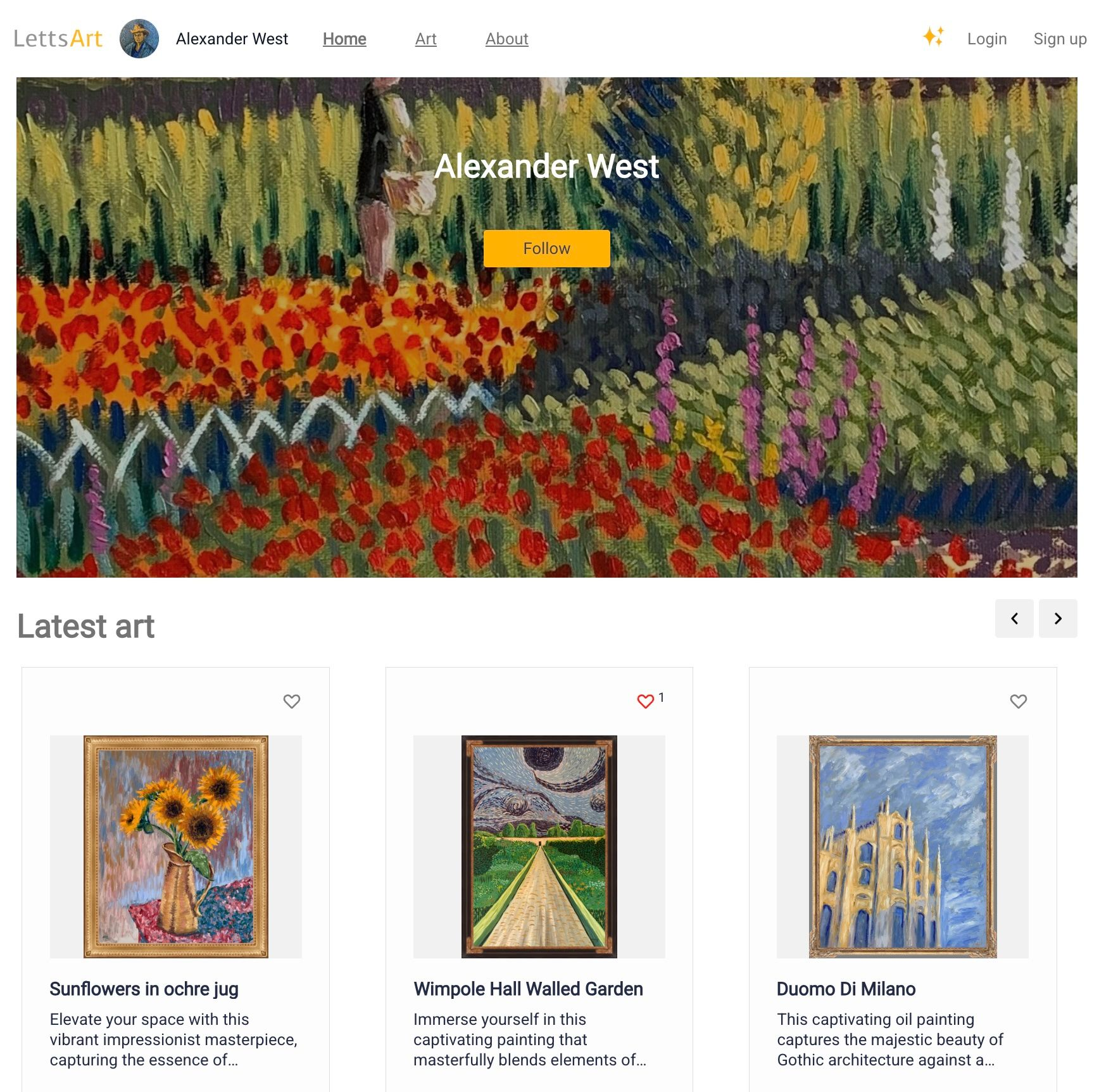 Find other artists using LettsArt AI Assistant!
