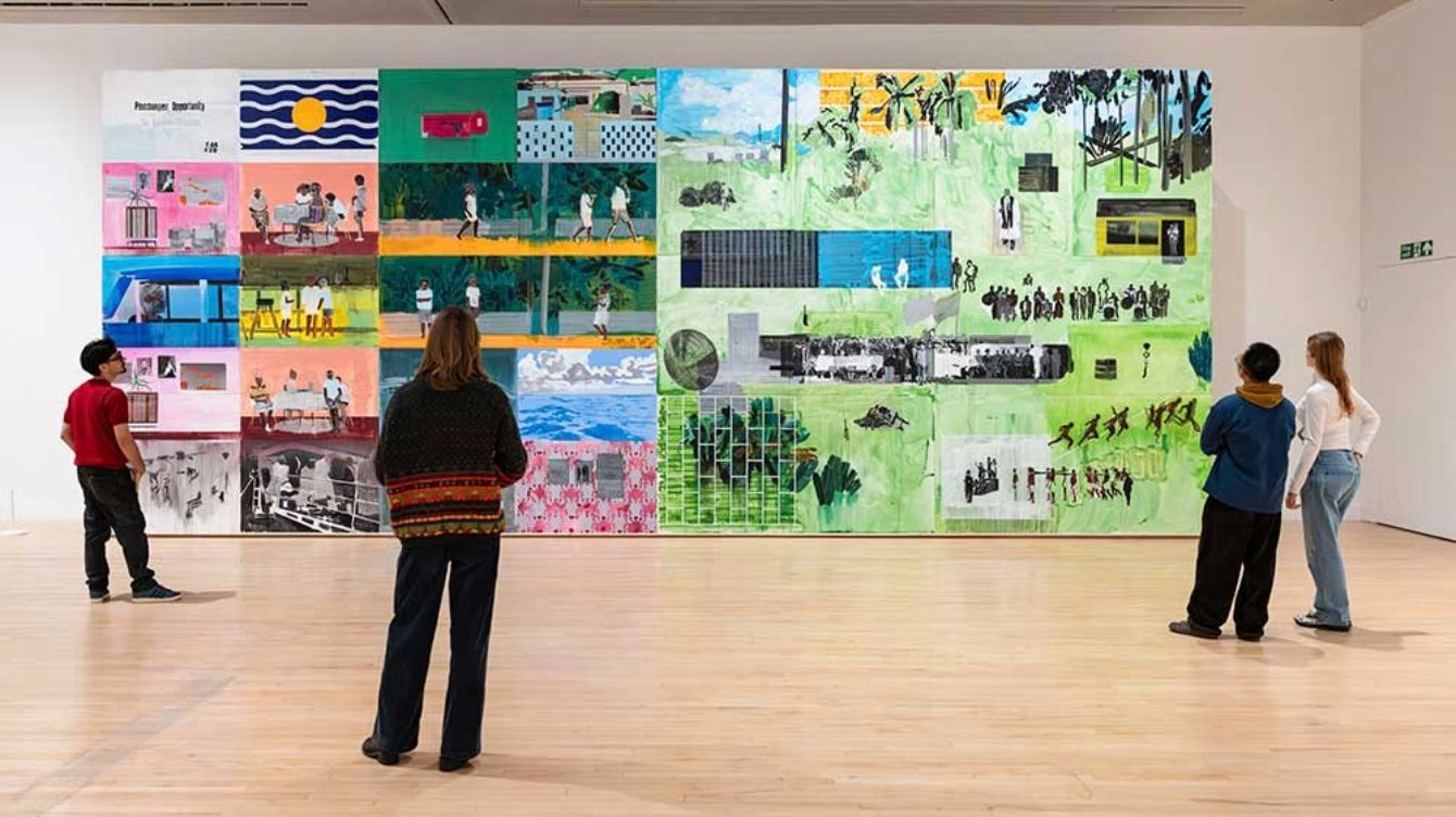 Hurvin Anderson, installation view, Tate Britain, London