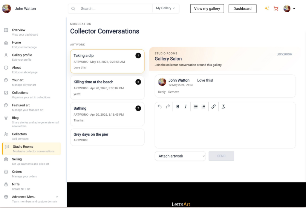 Moderate & manage all your conversations in the
