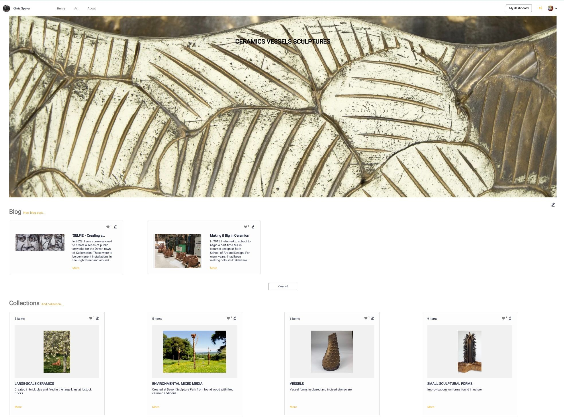 Create meaningful collections that encourage visitors to browse naturally