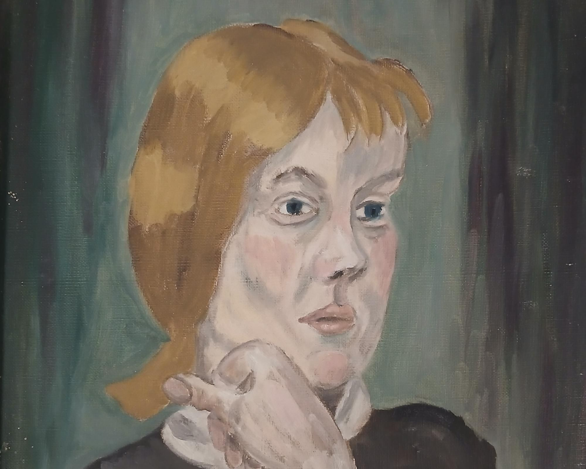 Iris Murdoch artworks from secret room included this self-portrait
